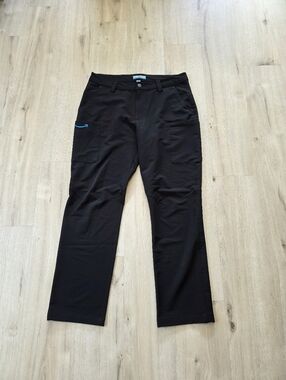 Amazon Luly Yang Cargo Pants Men's Size L Black Straight Uniform Workwear